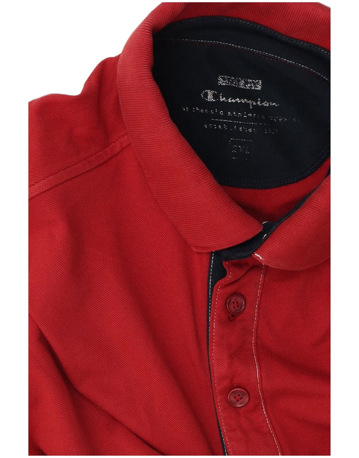 CHAMPION Polo Shirt til mænd 2XL Rød