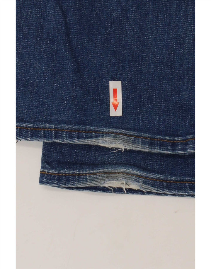 Superdry Dame Imogen Slim Jeans W32 L32 Blå Bomuld