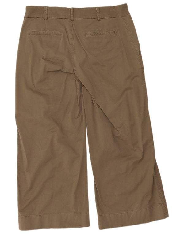 Ralph Lauren Womens Capri Chino Trousers US 2 XS W30 L23 Khaki Cotton