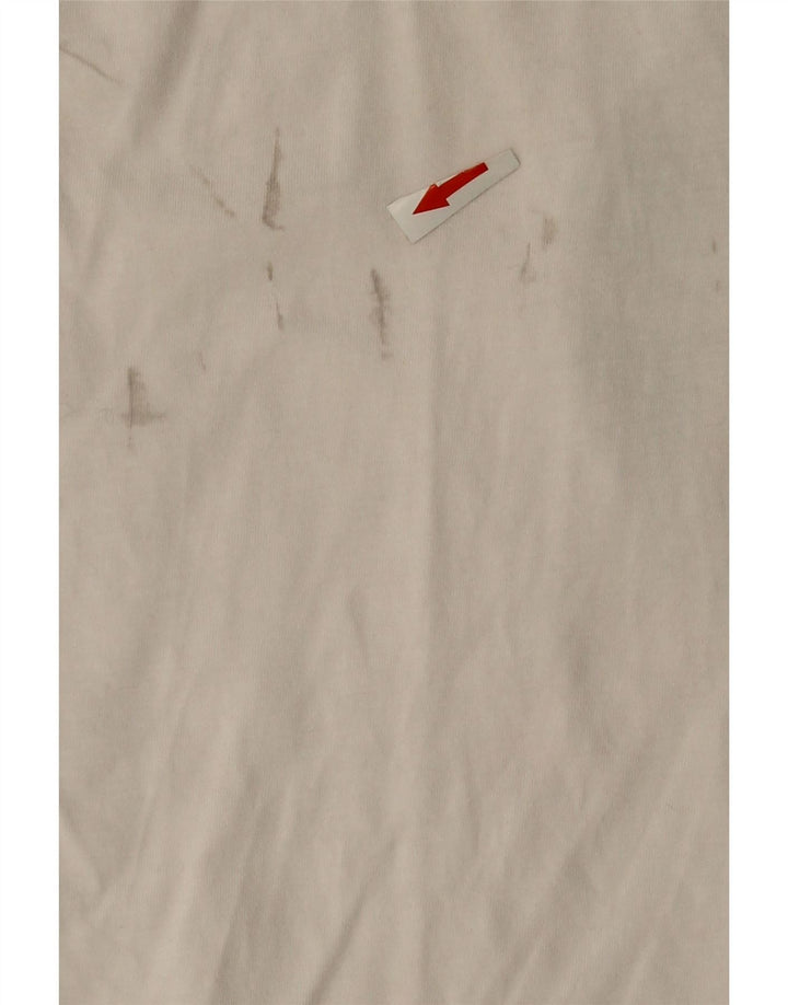Tommy Hilfiger Mens Graphic T-Shirt Top Large White Cotton