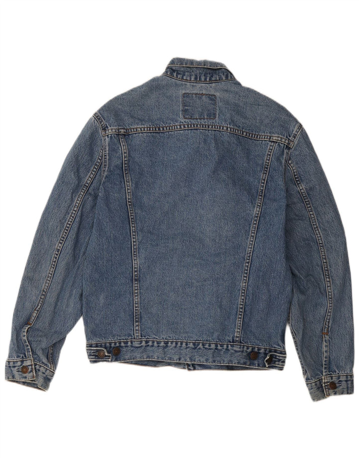 Levi's Mens Denim Jacket UK 38 Medium Blue Cotton