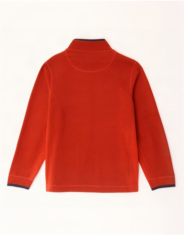 Męski sweter polarowy Weird Fish z zamkiem błyskawicznym 2XL, bordowy poliester w blokach kolorów