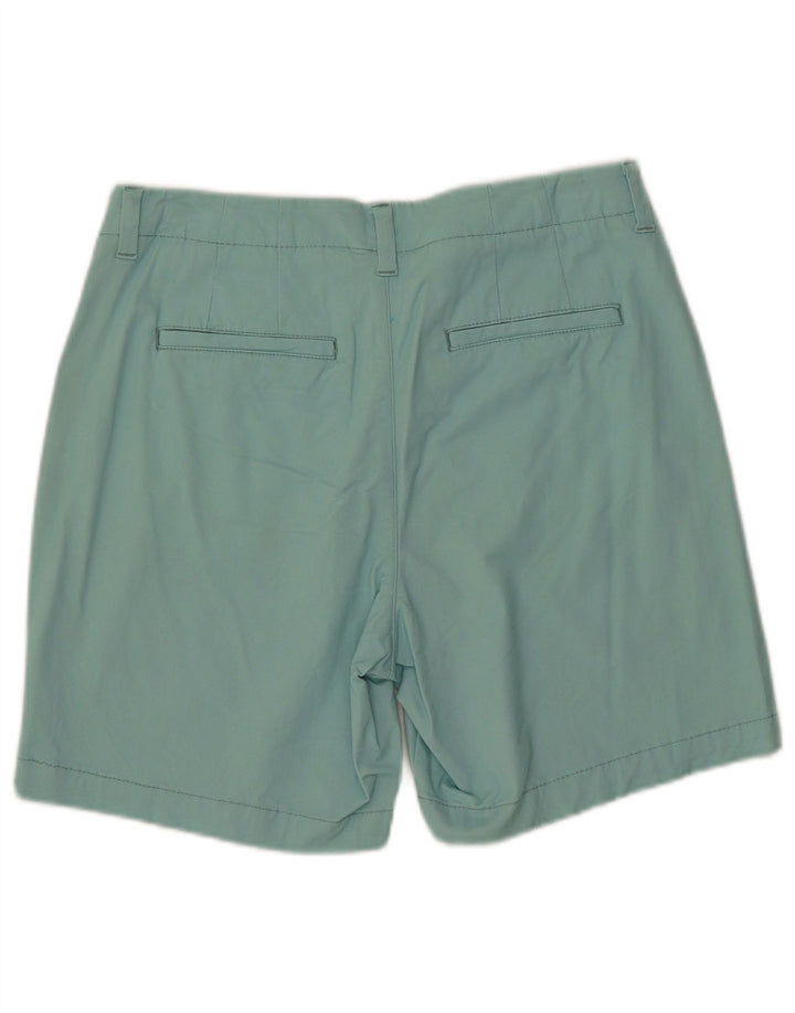 LEE Womens Regular Fit Mid Rise Casual Shorts W32 Large Turquoise
