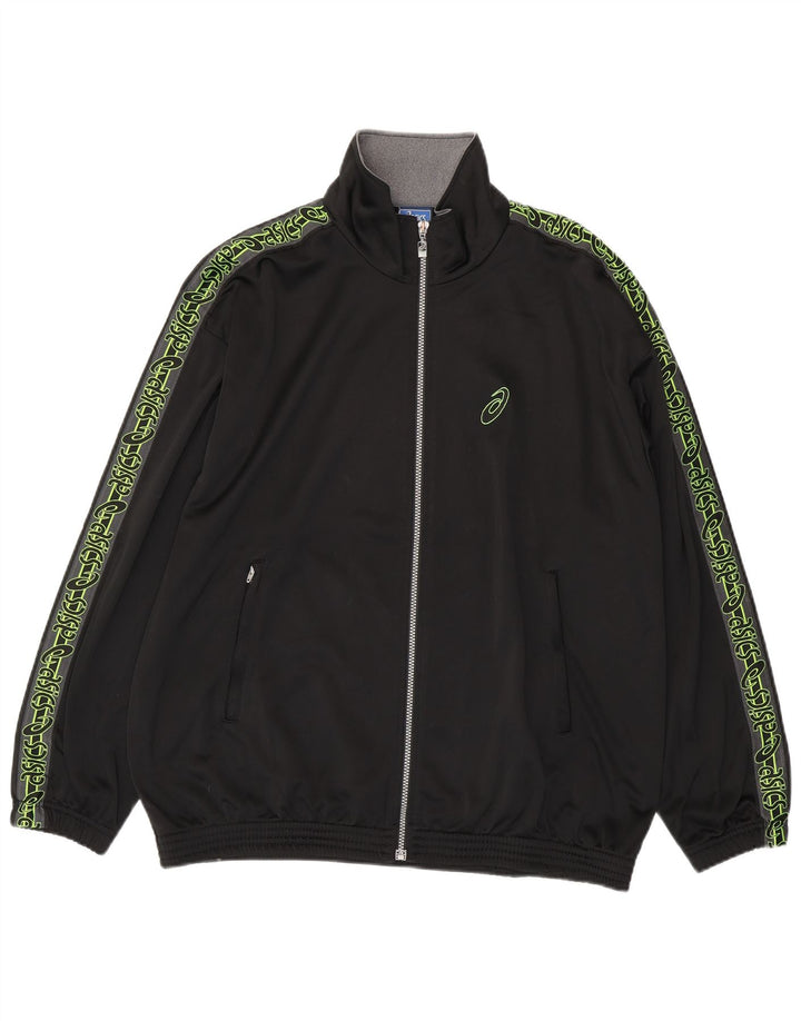Giacca da ginnastica grafica da uomo Asics XL nera