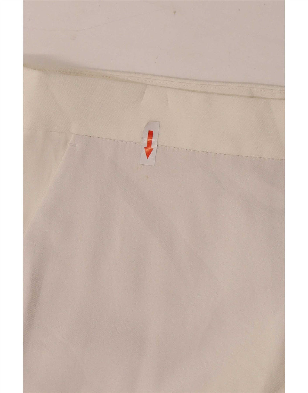 Massimo Dutti Womens Capri Trousers EU 42 Large W32 L23 White Viscose