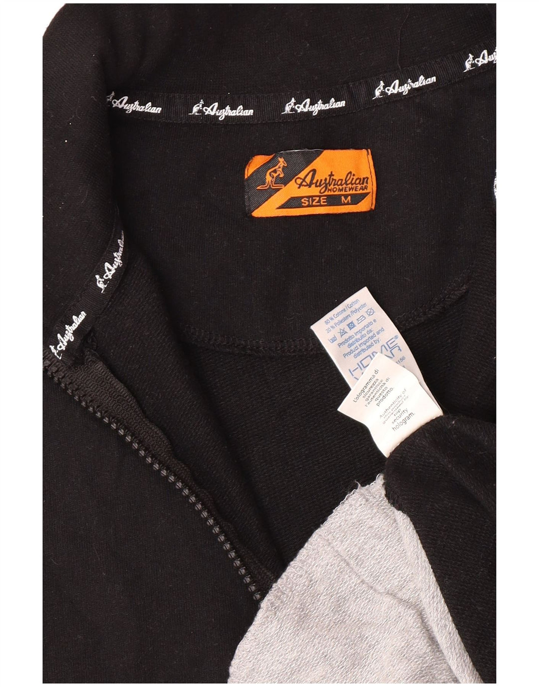 AUSTRALIAN L'ALPINA Womens Tracksuit Top Jacket UK 14 Medium Black