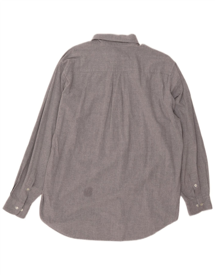 Camicia Benetton Uomo Large Grigio Cotone