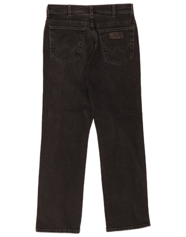 Blugi drepte stretch pentru bărbați Wrangler Texas W32 L30 bumbac negru