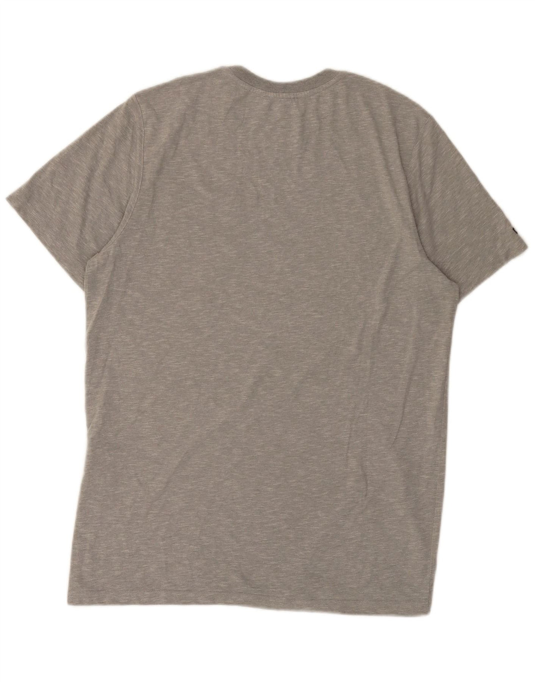 T-shirt da uomo Superdry Top grande in cotone chiazzato grigio