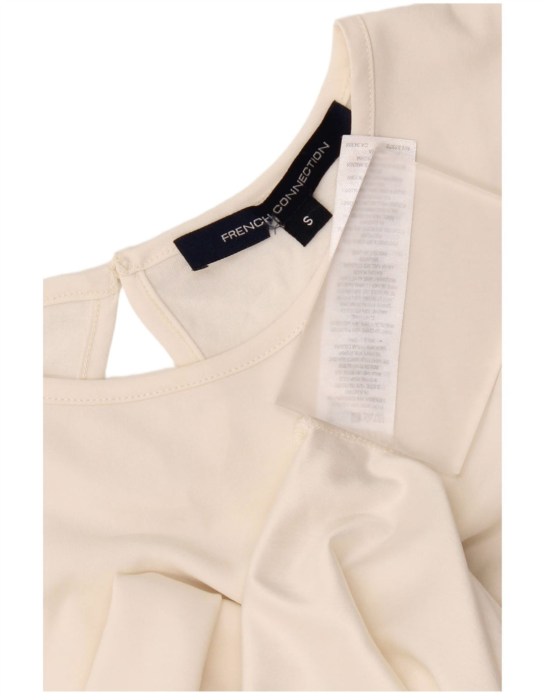 French Connection Womens Blouse Top UK 10 Small White Polyester
