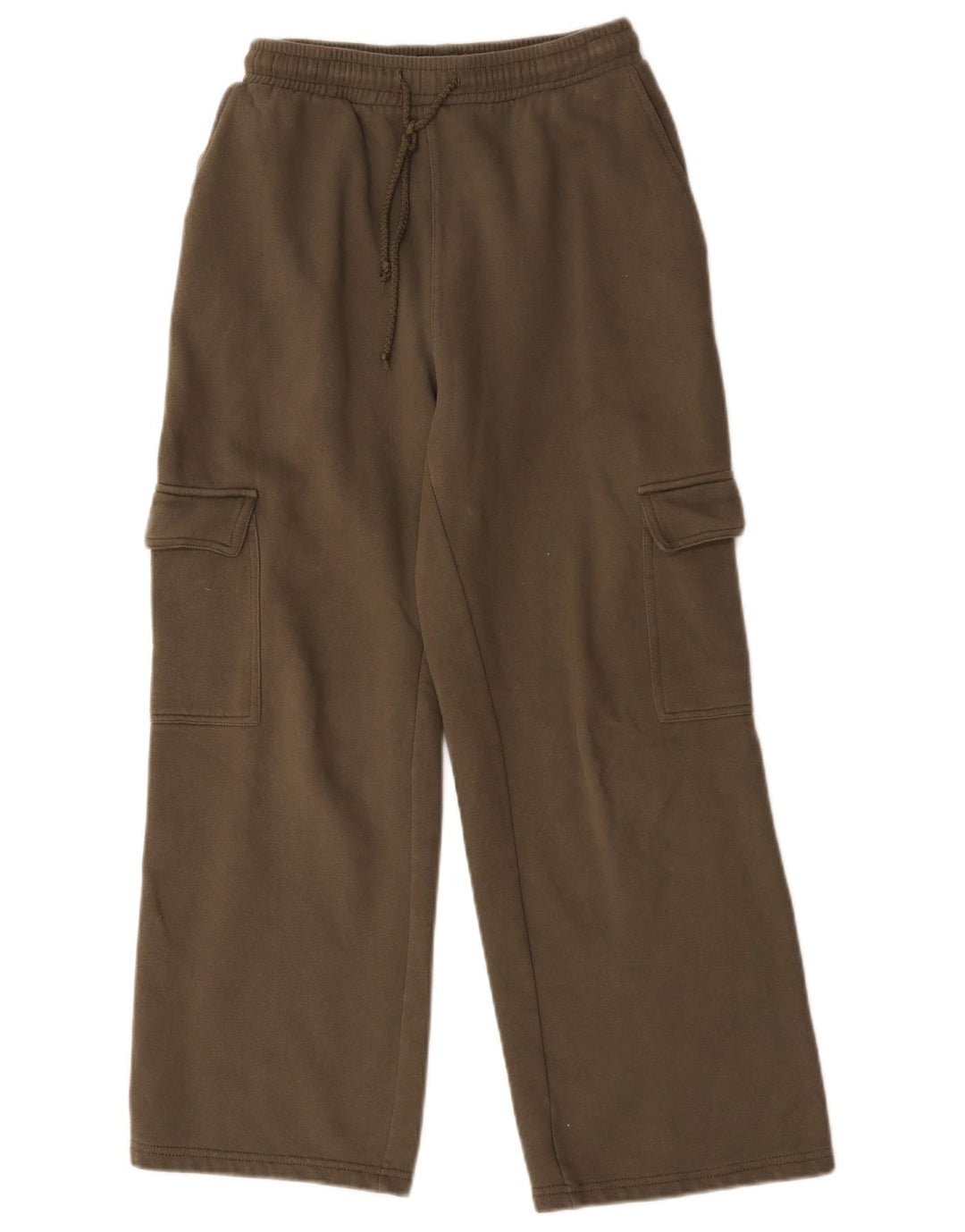 Zara Dame Cargo Træningsdragt Bukser UK 12 Medium Khaki Bomuld