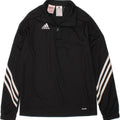 ADIDAS Boys Climalite Pullover Tracksuit Top 9-10 Years Medium Black Vintage Adidas and Second-Hand Adidas from Messina Hembry 