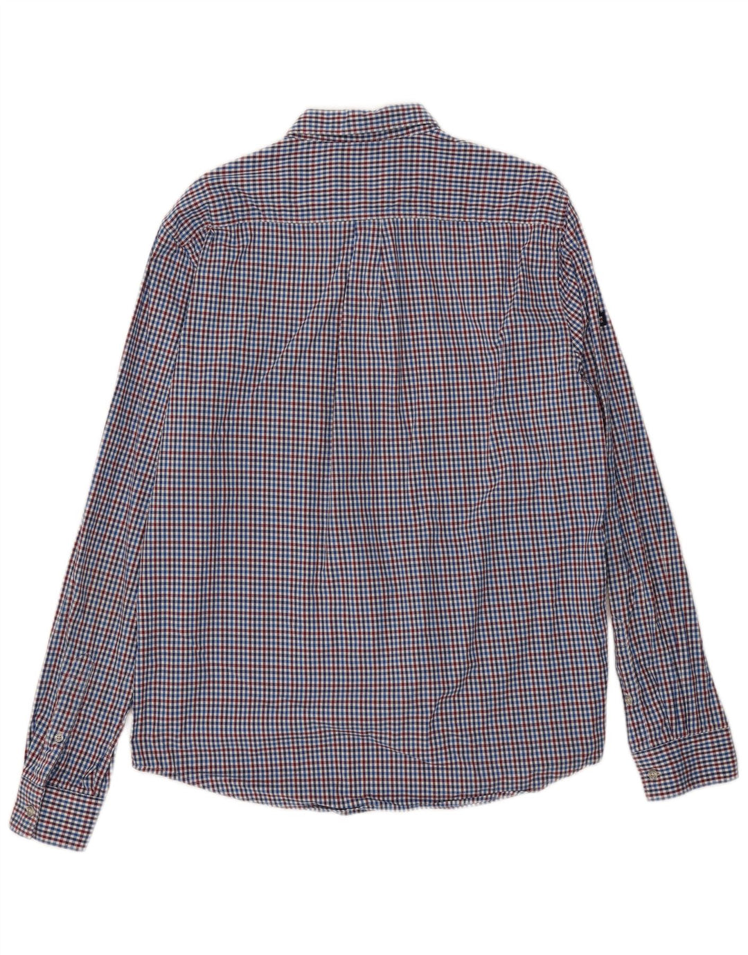 Superdry Chemise Regular Fit XL Bleu Vichy Coton