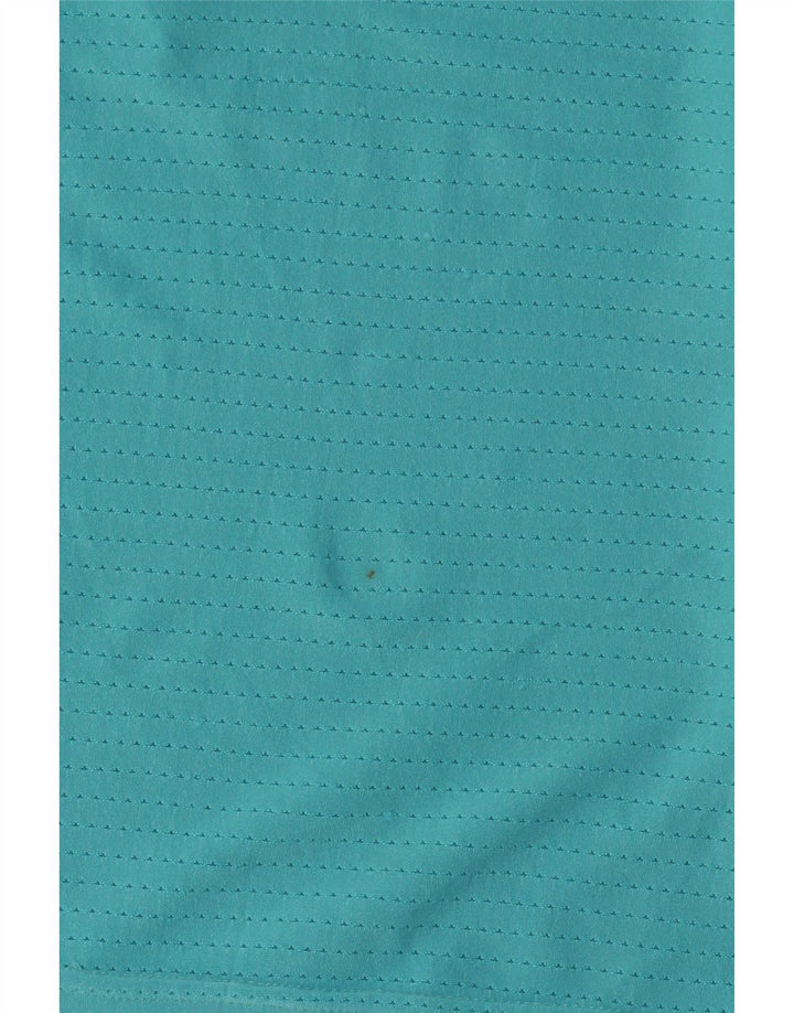Polo Nike Da Donna Dri Fit UK 10 Small Turchese Poliestere