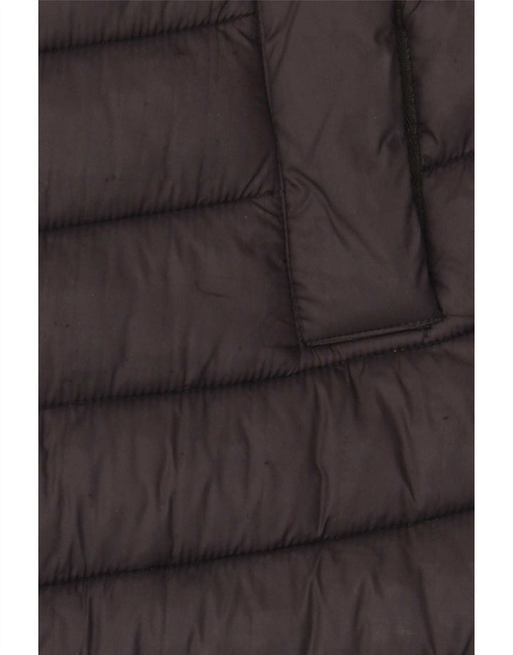 Superdry Womens Hooded Padded Coat UK 10 Small Black Nylon