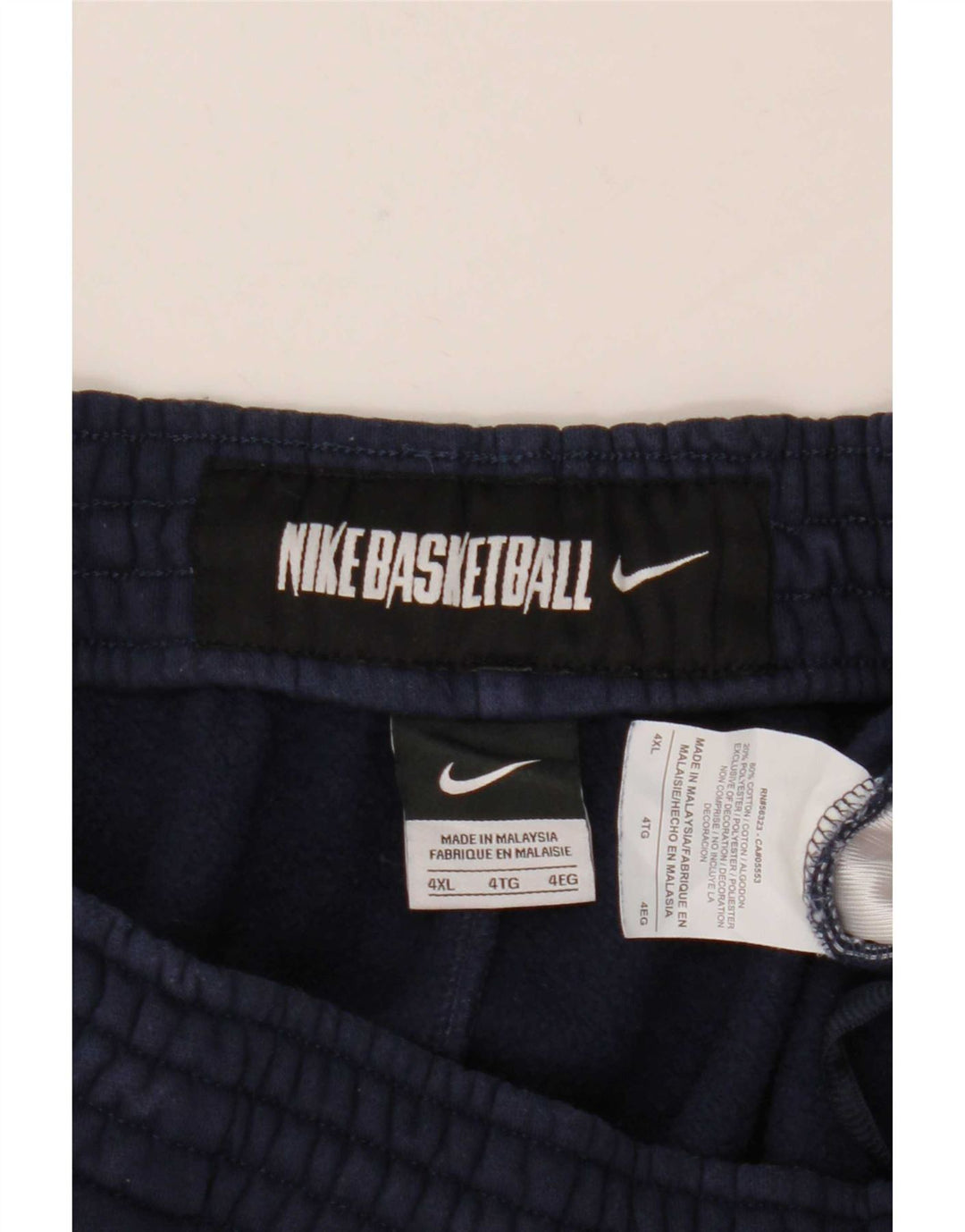 Nike Herren-Trainingshose 4XL, Marineblau, Baumwolle