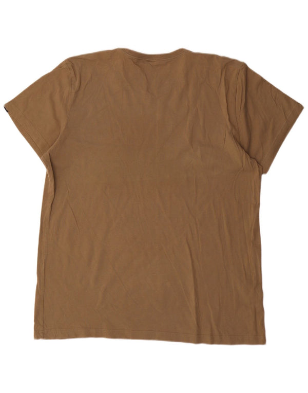 Adidas Herren Grafik T-Shirt Top Large Braun