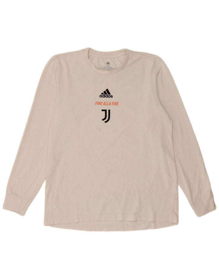 Adidas Herren Juventus Graphic Top Langarm Mittelweiß