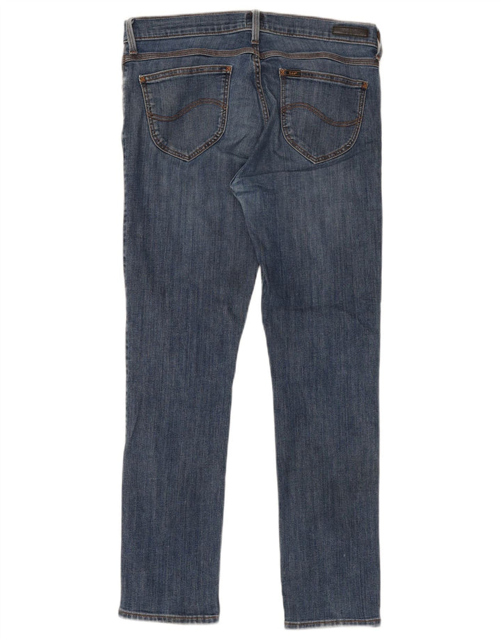 LEE Womens Jade Slim Jeans W32 L28 Blue Cotton