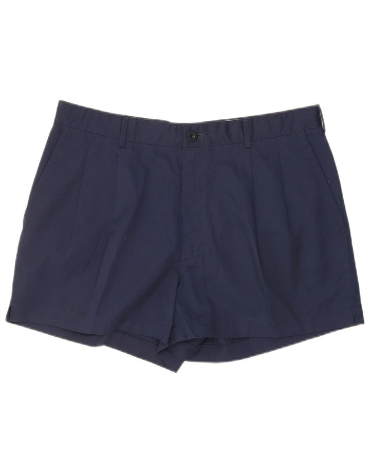 Lotto Mens Pegged Chino Shorts W44 2XL Navy Blue Polyester