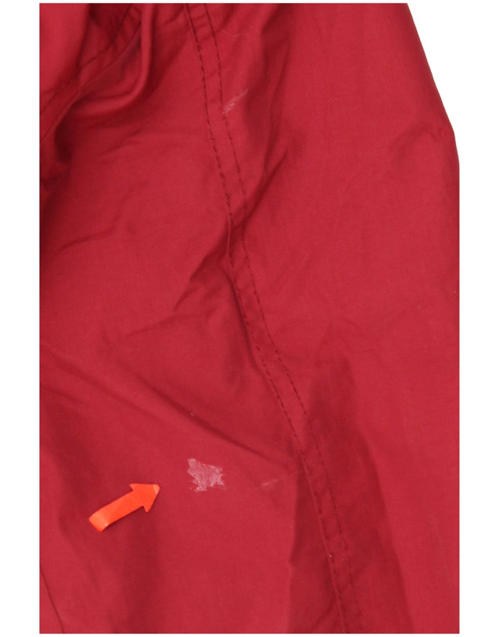 Fat Face Mens Hooded Windbreaker Jacket UK 36 Small Red Nylon