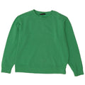 Marks & Spencer Womens Oversized Sweatshirt Jumper UK 10 Small Green Cotton