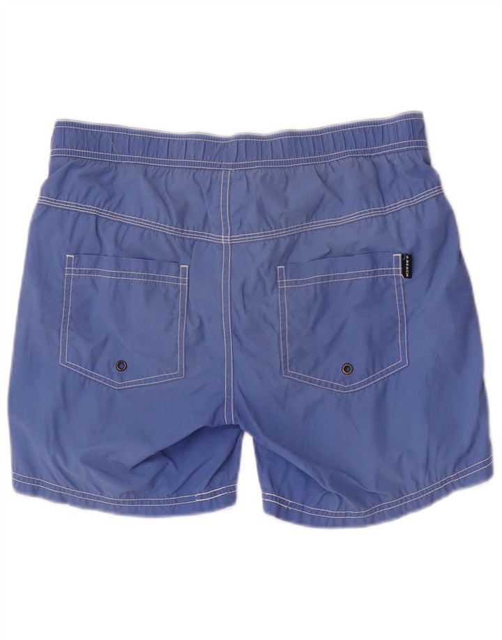 Pantaloncini da bagno da uomo Benetton piccoli in cotone blu