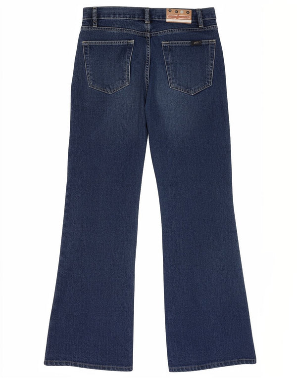 Wild Jeans Damen High Rise Flared IT 42 Medium W26 L30 Blaue Baumwolle