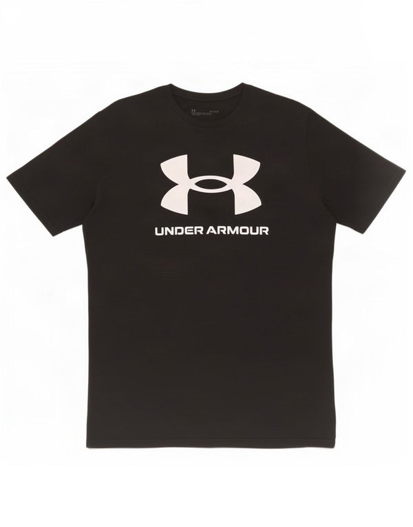 Under Armour Mens Graphic T-Shirt Top Medium Black