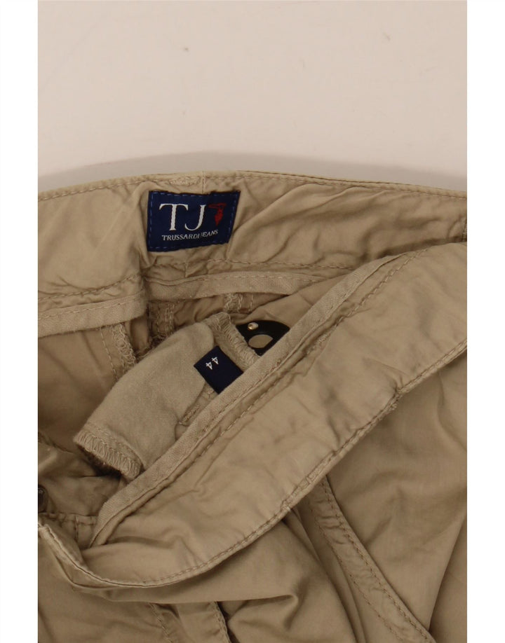 Trussardi Womens Straight Skirt IT 44 Medium W33  Beige