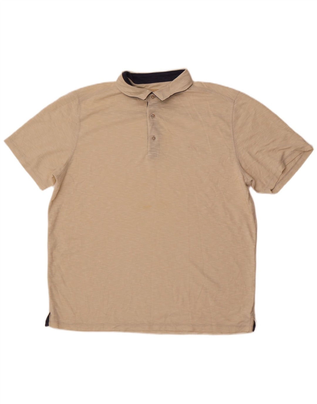 Tommy Bahama Mens Polo Shirt XL Off White Modal