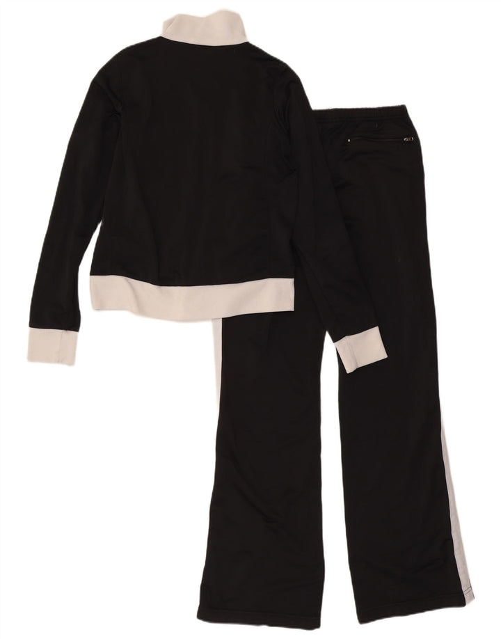 Nike Damen-Trainingsanzug, UK 8/10, Größe S, Schwarz, Colourblock-Polyester