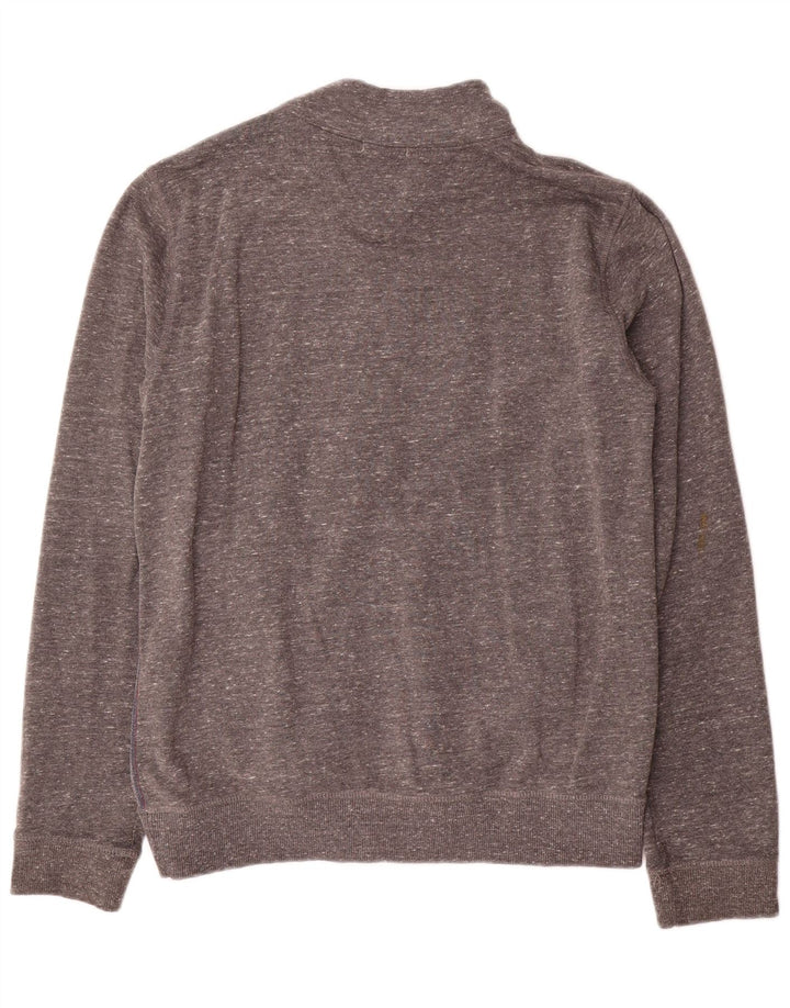 Tommy Hilfiger Veste de survêtement pour femme UK 16 Large Gris Moucheté