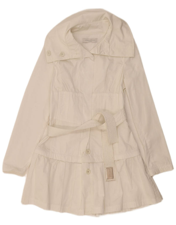 Guess By Marciano Damen Trenchcoat IT 40 Small Weiß Polyester