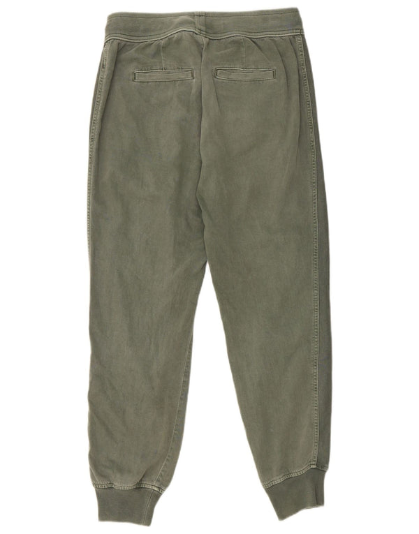 Gap Damen Joggers Freizeithose XS W28 L26 Grüne Baumwolle