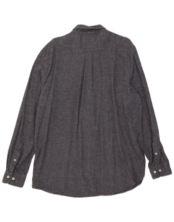 Crew Clothing Herrenhemd 2XL Grau Baumwolle
