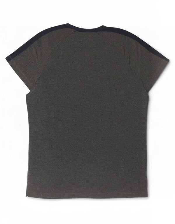 French Connection Herre T-Shirt Top XL Grå Colourblock Bomuld
