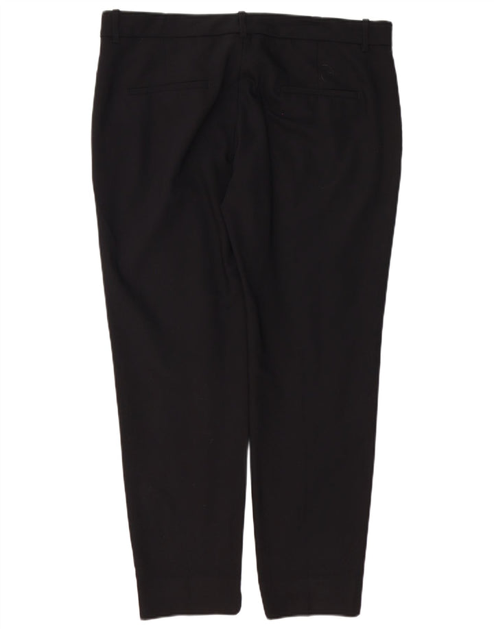 Pantaloni chino slim da donna Zara XL W32 L26 poliestere nero