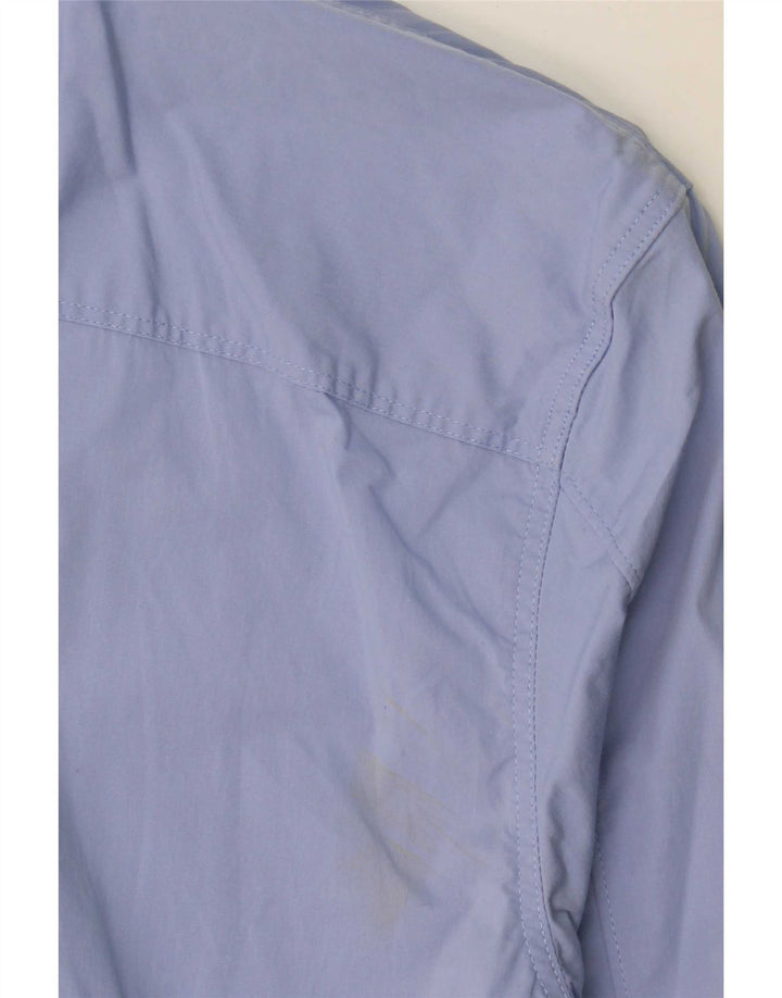 Tommy Hilfiger Mens Slim Fit Shirt Medium Blue Cotton