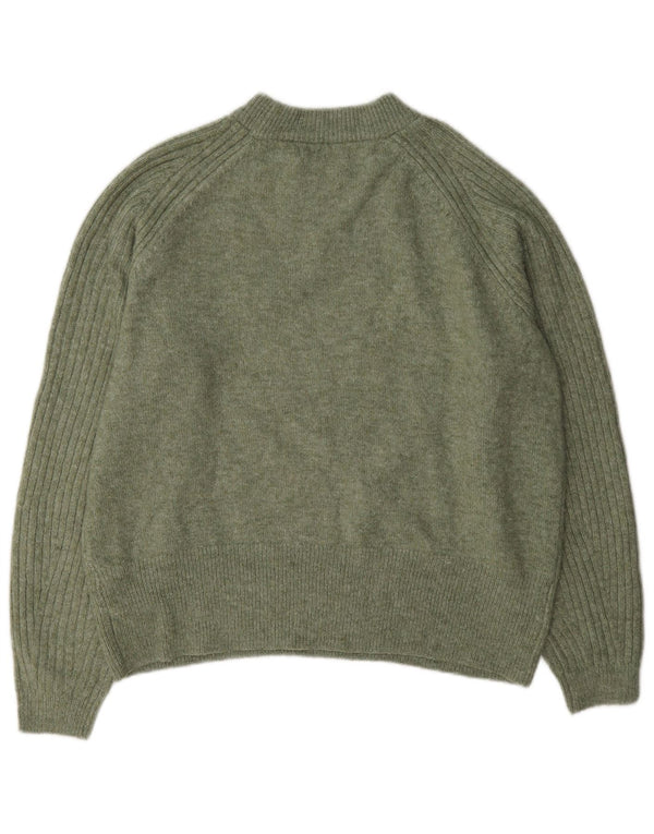 Maglione maglione girocollo da donna Marks & Spencer UK 14 Verde medio