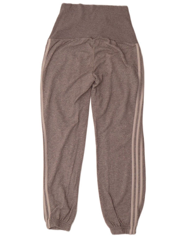 Pantaloni de trening Adidas pentru femei Joggeri UK 8/10 Bumbac cu pete gri mici