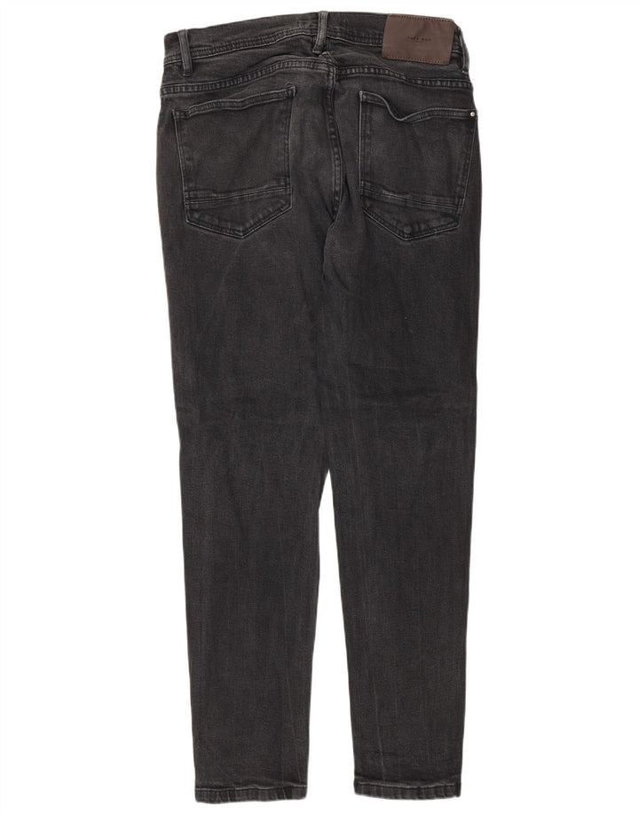 Zara Mens Slim Jeans EU 44 Large W34 L30 Grey Cotton