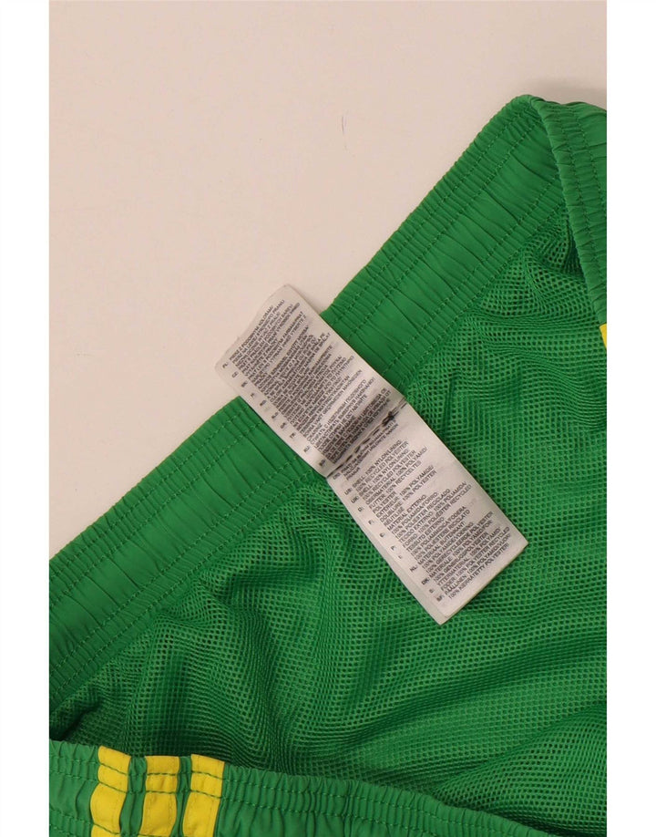 Pantaloncini sportivi da uomo Adidas grandi in nylon verde