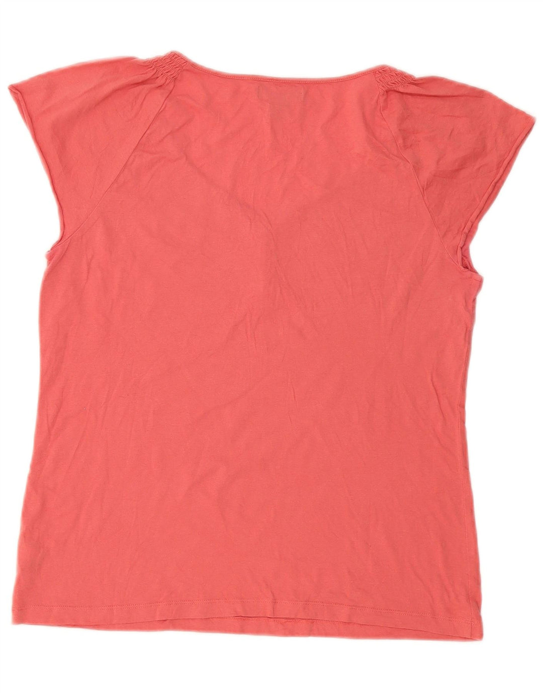 Chaps Dame Bluse Top UK 14 Large Pink Bomuld