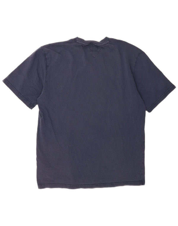 Tommy Hilfiger Mens Regular Fit T-Shirt Top Large Navy Blue Cotton