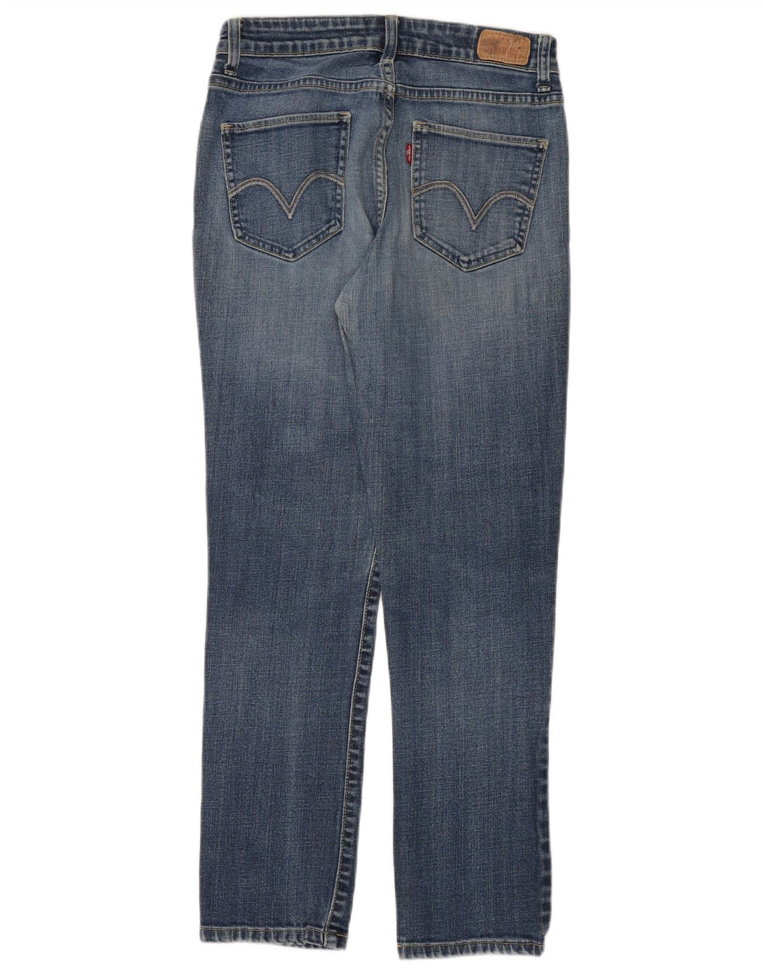 Jeans slim da donna a vita media Levi's US 8 medio W28 L28 cotone blu