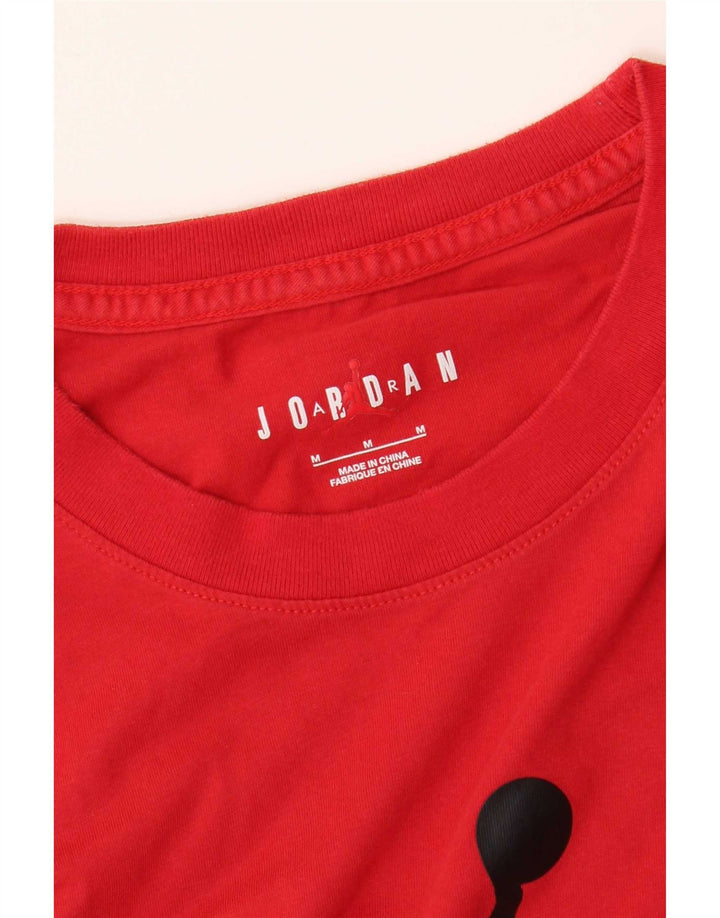 Jordan Mens Graphic T-Shirt Top Medium Red