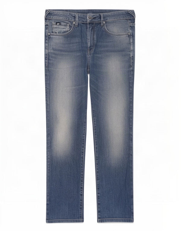 Gas Mens Straight Jeans W36 L30 Blue