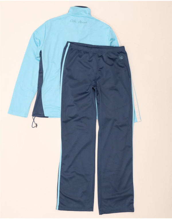 F.LLI Campagnolo Damen-Trainingsanzug, vollständig, Größe 48, XL, blaues Farbblock-Polyester
