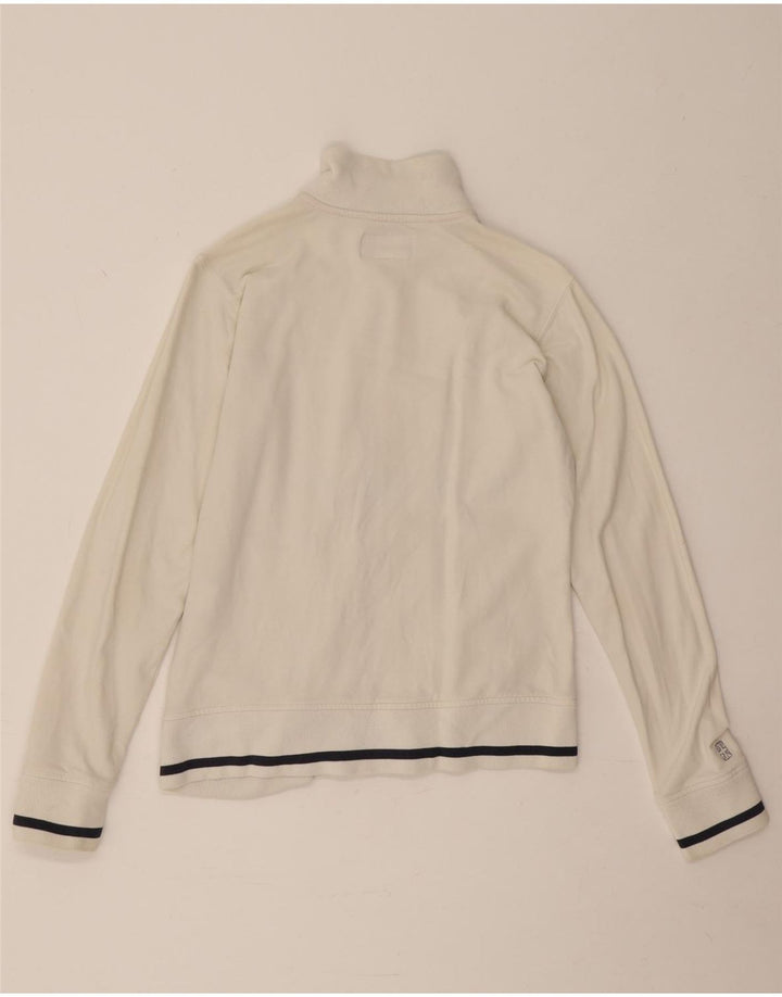 Giacca da tuta da donna Reebok UK 12 Medium White Cotton